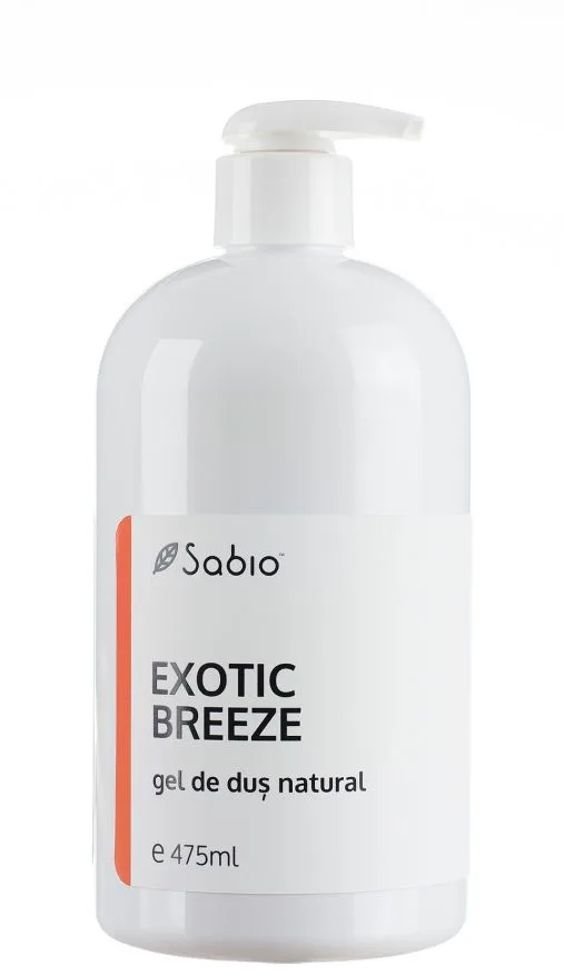 Gel de dus natural Exotic Breeze, 475ml, Sabio — preț și oferte