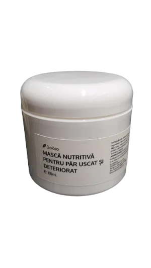 Masca nutritiva pentru par uscat si deteriorat, 118ml, Sabio