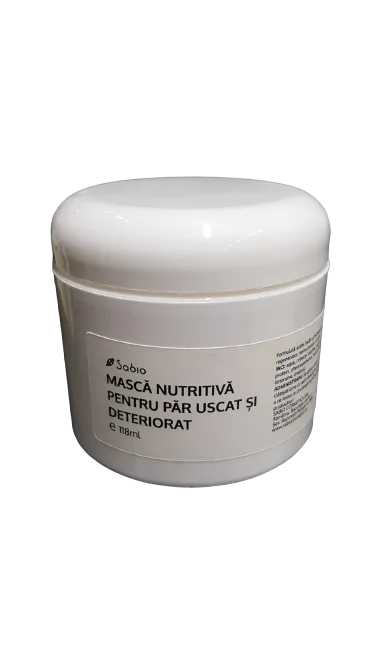Masca nutritiva pentru par uscat si deteriorat, 118ml, Sabio — preț și oferte