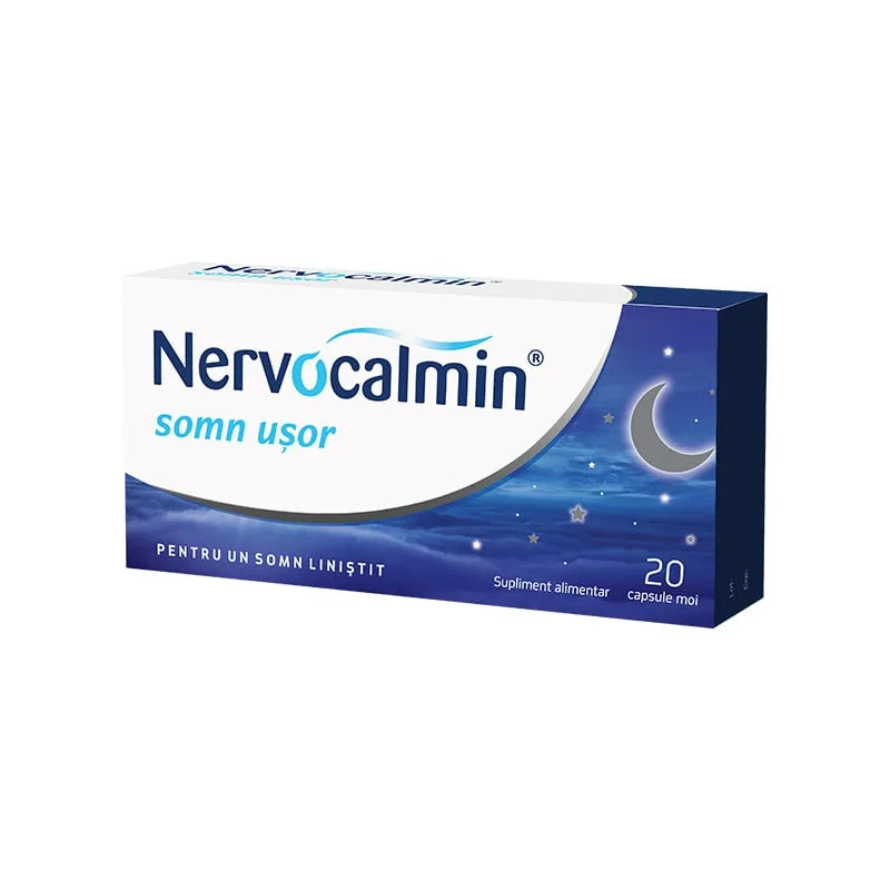 Nervocalmin somn usor, 20 capsule, Biofarm — preț și oferte