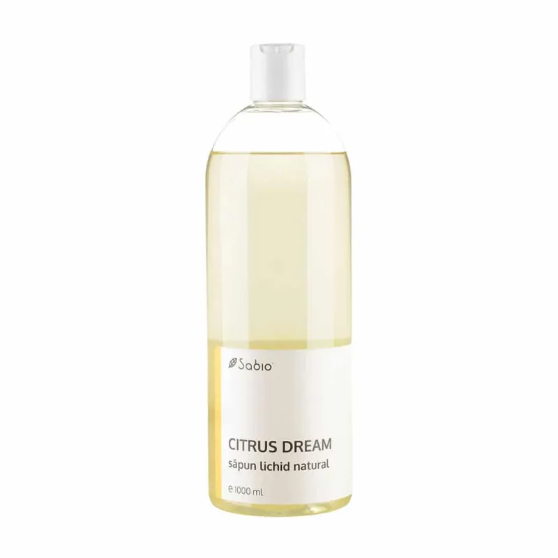 Sapun lichid natural Citrus Dream, 1000ml, Sabio — preț și oferte
