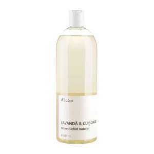 Sapun lichid natural cu lavanda si cuisoare, 1000ml, Sabio