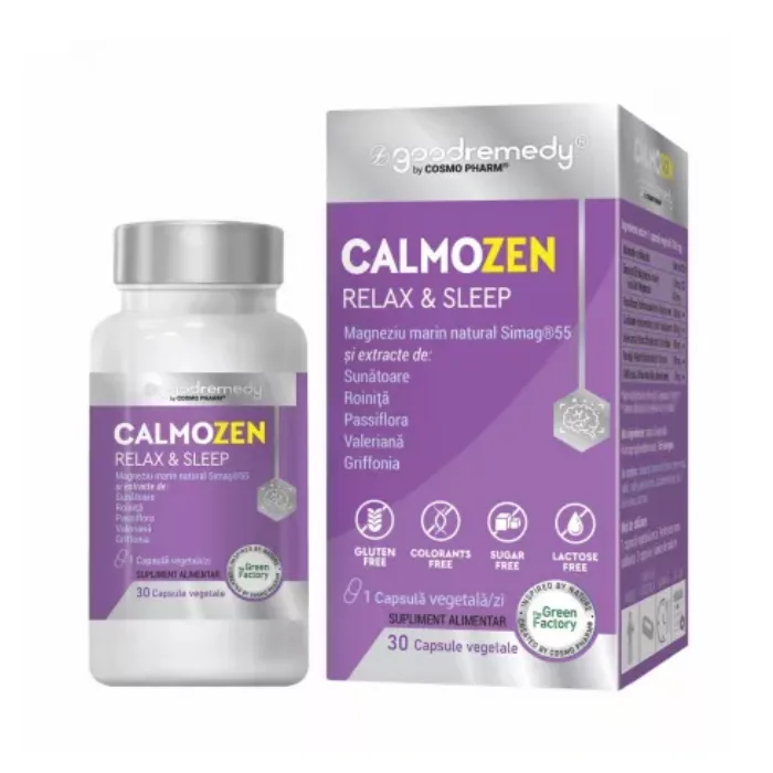 Calmo Zen Relax & Sleep, 30 capsule, CosmoPharm — preț și oferte