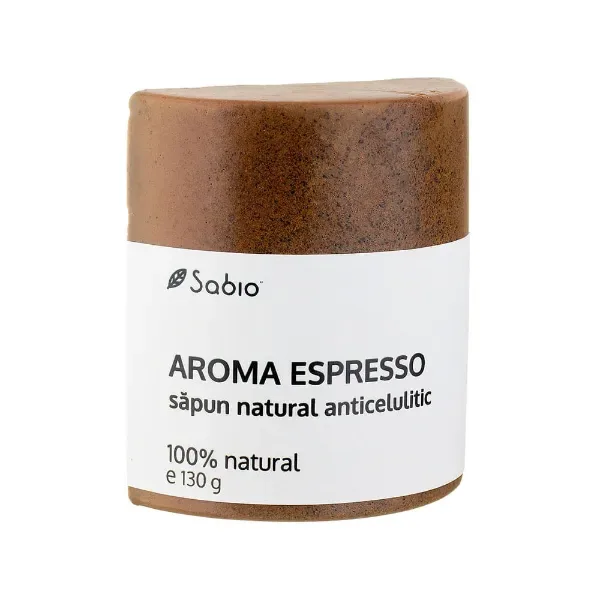 Sapun natural anticelulitic cu aroma espresso, 130g, Sabio — preț și oferte