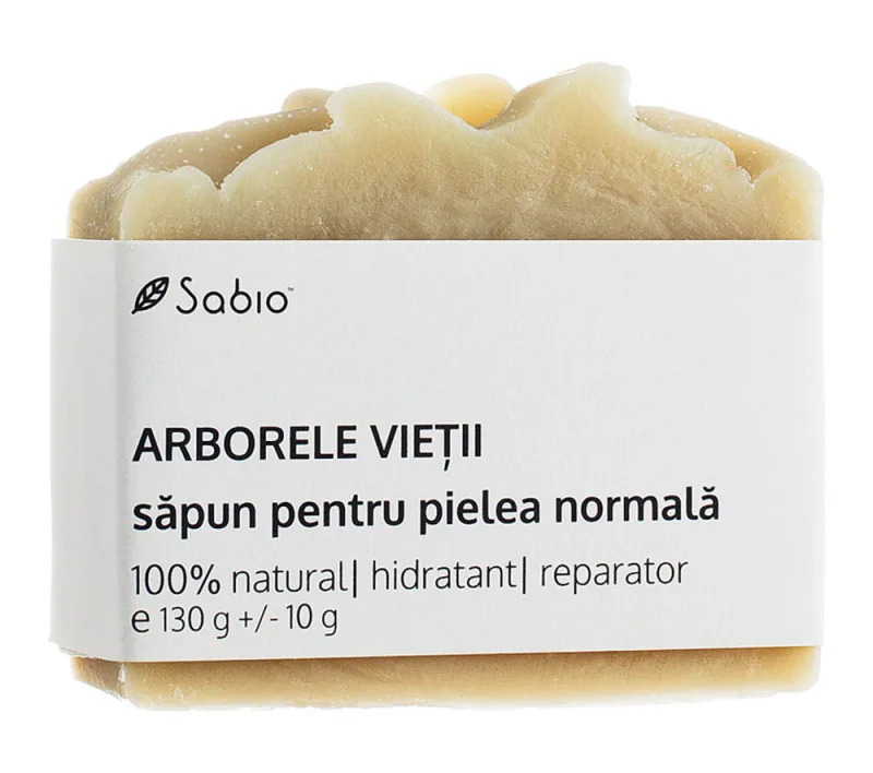 Sapun natural pentru pielea normala din arborele vietii, 130g, Sabio — preț și oferte