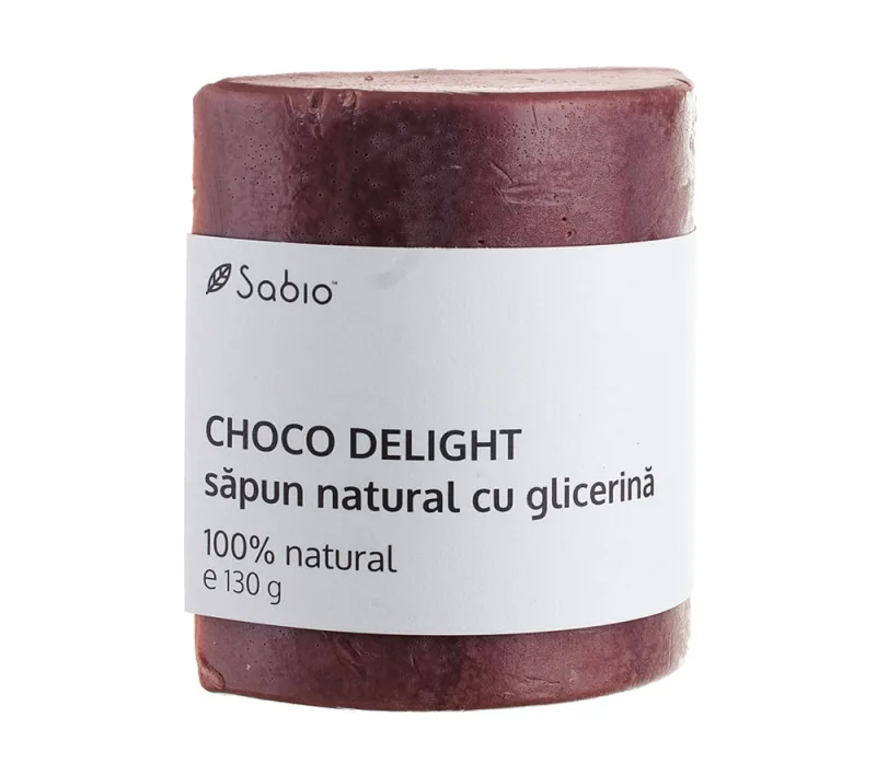 Sapun natural cu glicerina Choco Delight, 130g, Sabio — preț și oferte