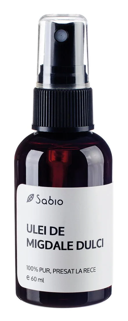Ulei de migdale dulci, 60ml, Sabio — preț și oferte