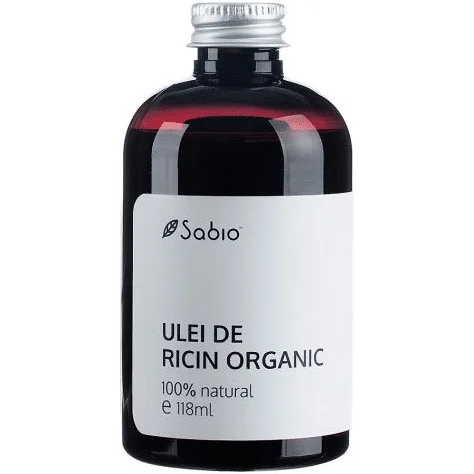 Ulei de ricin organic, 118ml, Sabio — preț și oferte