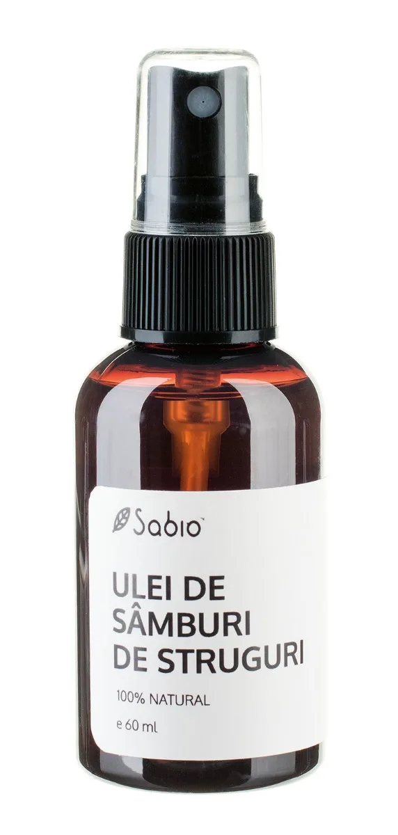 Ulei de samburi de struguri, 60ml, Sabio — preț și oferte