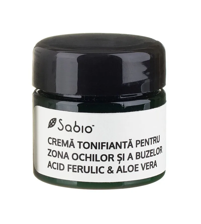 Crema tonifianta pentru zona ochilor si a buzelor, 15ml, Sabio — preț și oferte
