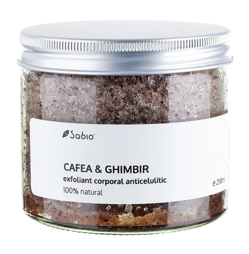 Exfoliant anticelulitic cafea si ghimbir, 250ml, Sabio — preț și oferte