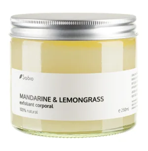 Exfoliant cu mandarine si lemongrass, 250ml, Sabio