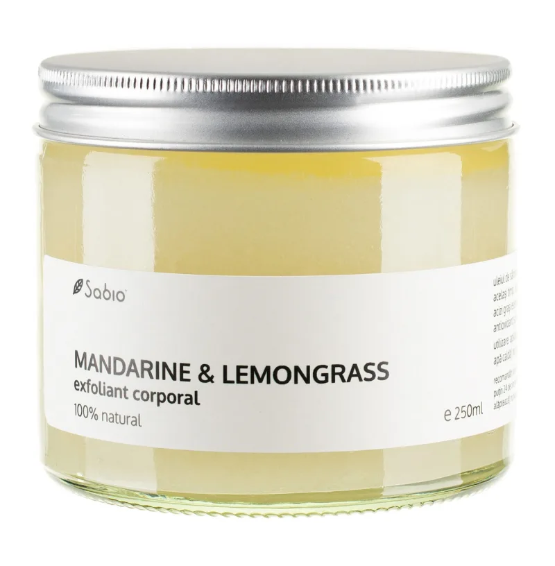 Exfoliant cu mandarine si lemongrass, 250ml, Sabio — preț și oferte