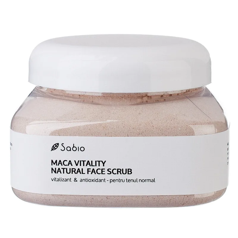 Masca exfoliant facial vitality natural face scrub, 236ml, Sabio — preț și oferte