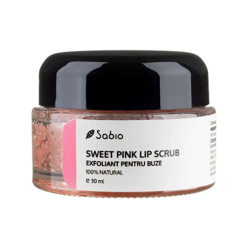 Exfoliant pentru buze Sweet Pink, 30ml, Sabio — preț și oferte