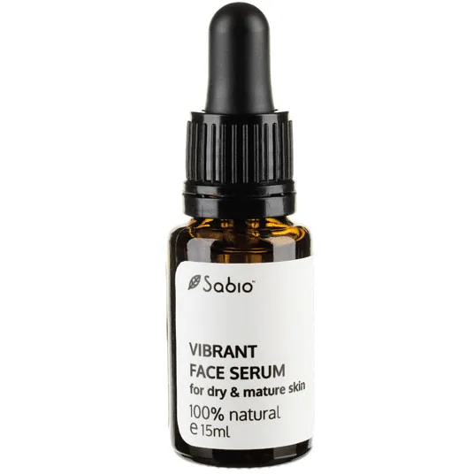 Ser pentru ten uscat si matur Vibrant Face Serum, 15ml, Sabio — preț și oferte
