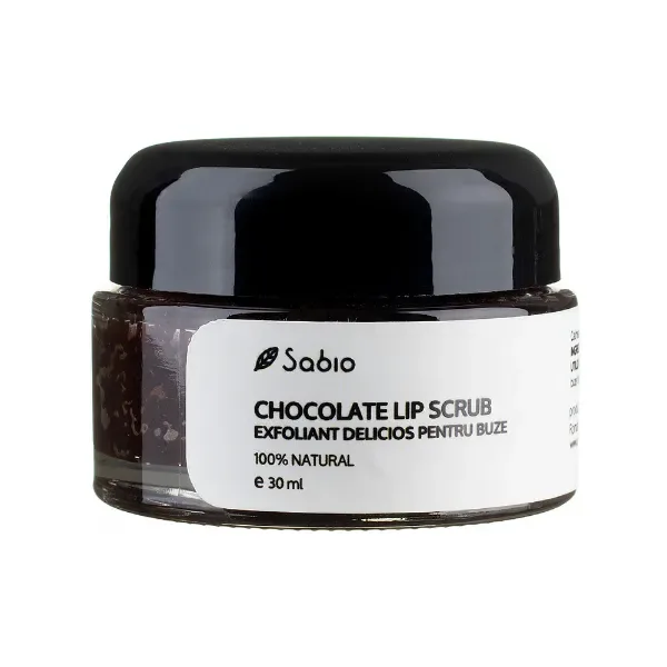 Exfoliant pentru buze Chocolate Lip Scrub, 30ml, Sabio — preț și oferte