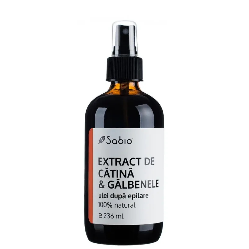 Ulei dupa epilare cu extract de catina si galbenele, 236ml, Sabio — preț și oferte