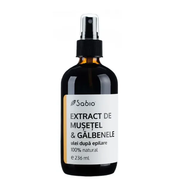 Ulei dupa epilare cu extract de musetel si galbenele, 236ml, Sabio — preț și oferte