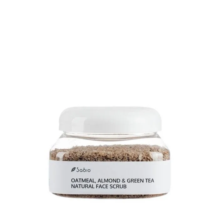 Exfoliant facial cu oatmeal, almond si green tea natural, 236ml, Sabio — preț și oferte