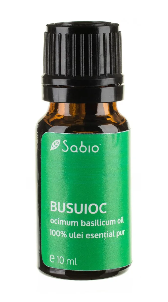 Ulei esential de busuioc (ocimum basilicum oil), 10ml, Sabio — preț și oferte
