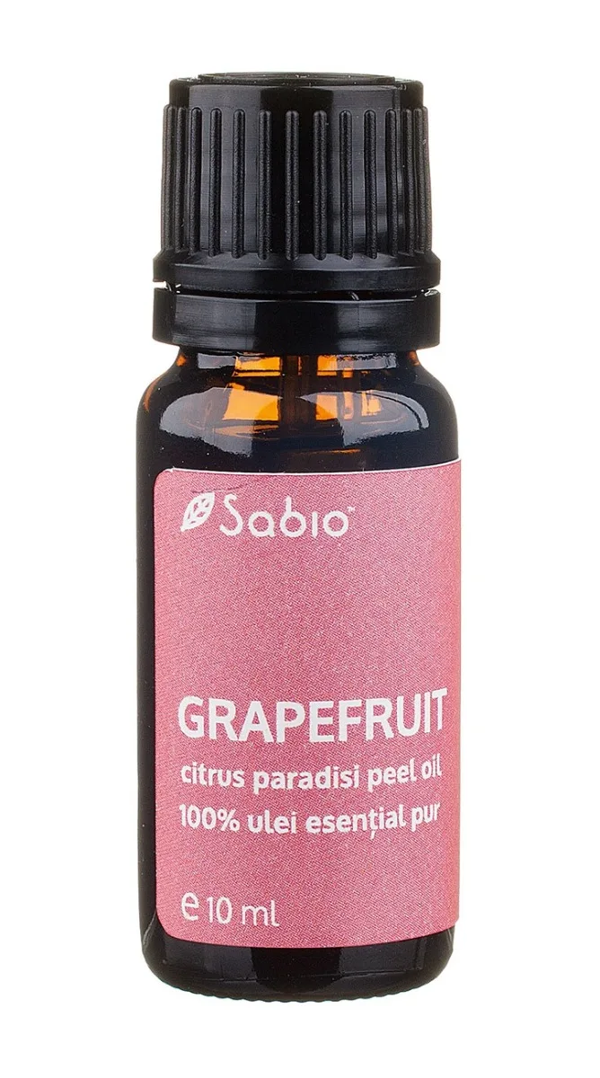 Ulei esential pur de grapefruit (citrus paradisi), 10ml, Sabio — preț și oferte