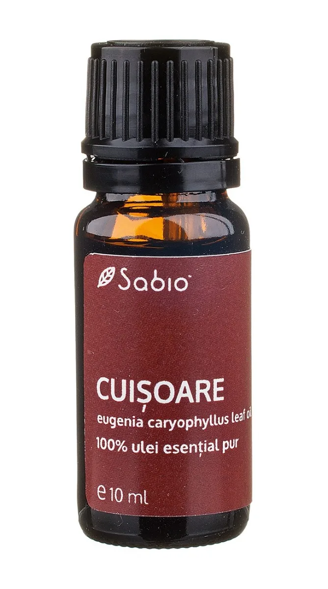 Ulei esential de cuisoare (eugenia caryophyllus), 10ml, Sabio — preț și oferte