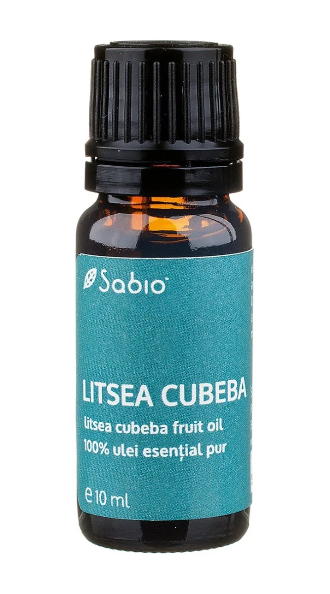 Ulei esential Listea Cubeba (litsea cubeba fruit), 10ml, Sabio — preț și oferte