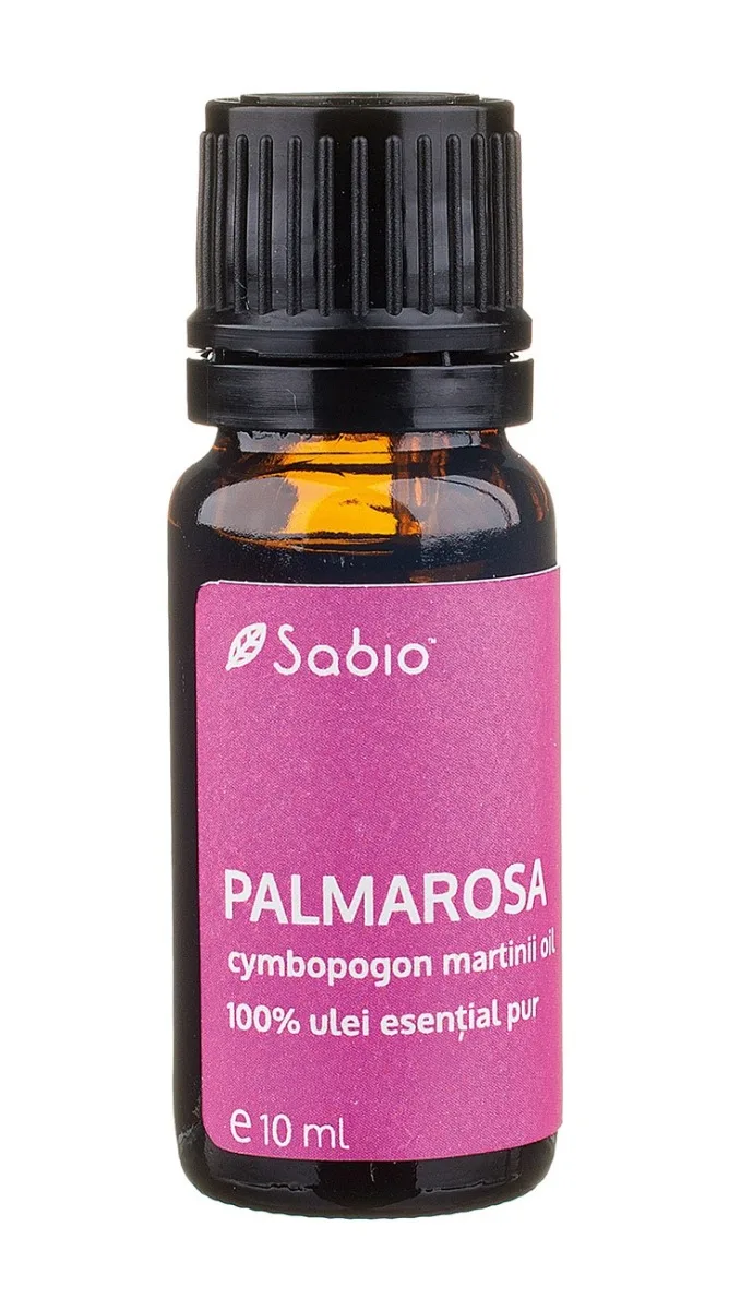 Ulei esential Palmarosa (cymbopogon martinii), 10ml, Sabio — preț și oferte