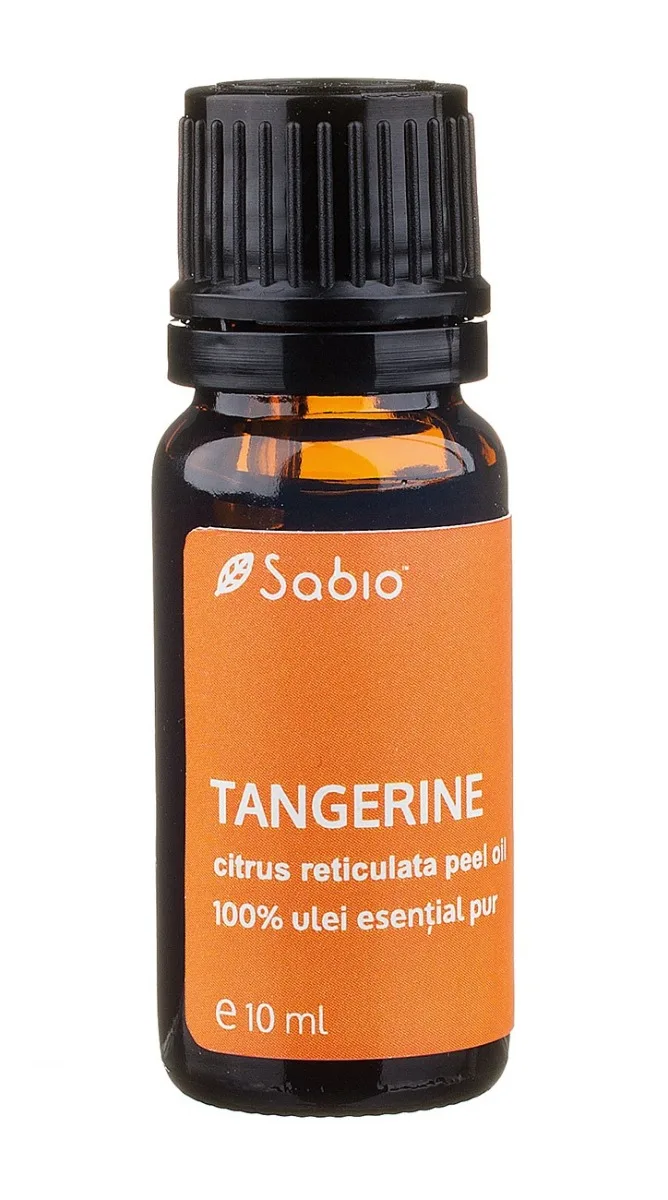 Ulei esential pur tangerine (citrus reticulata peel oil), 10ml, Sabio — preț și oferte