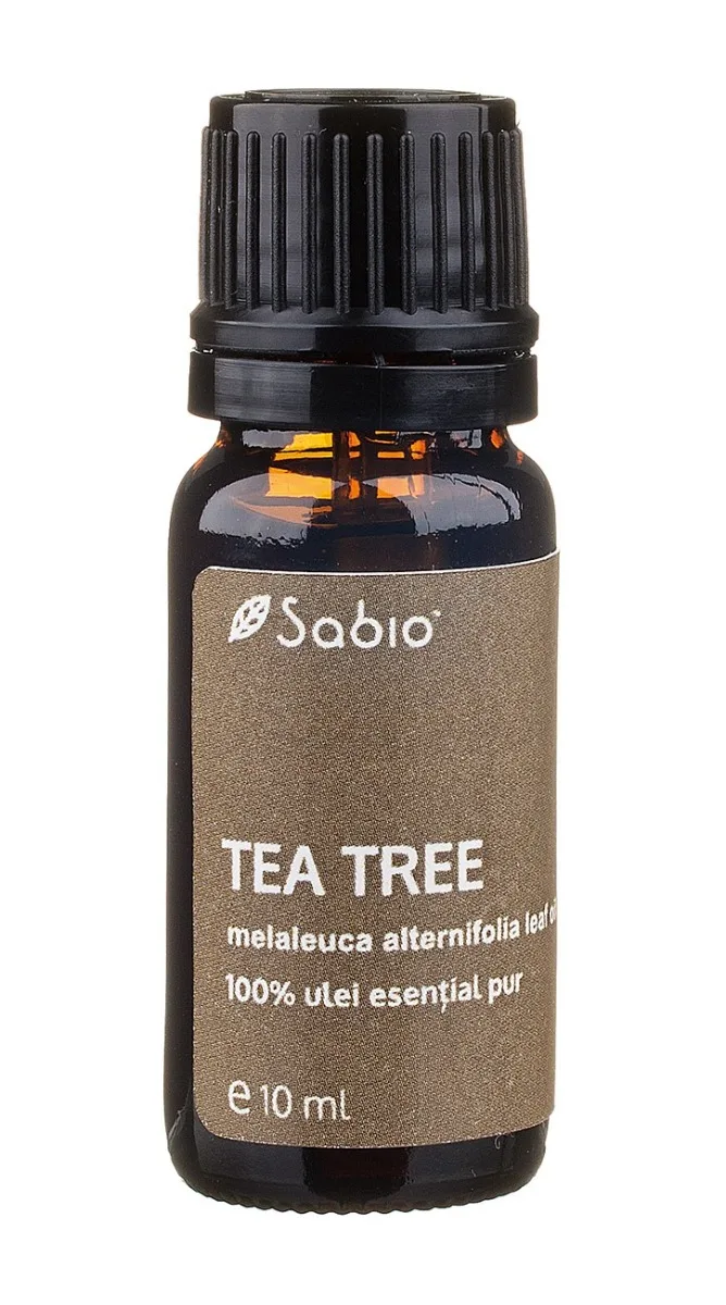 Ulei esential Tea Tree (melaleuca alternifolia leaf), 10ml, Sabio — preț și oferte