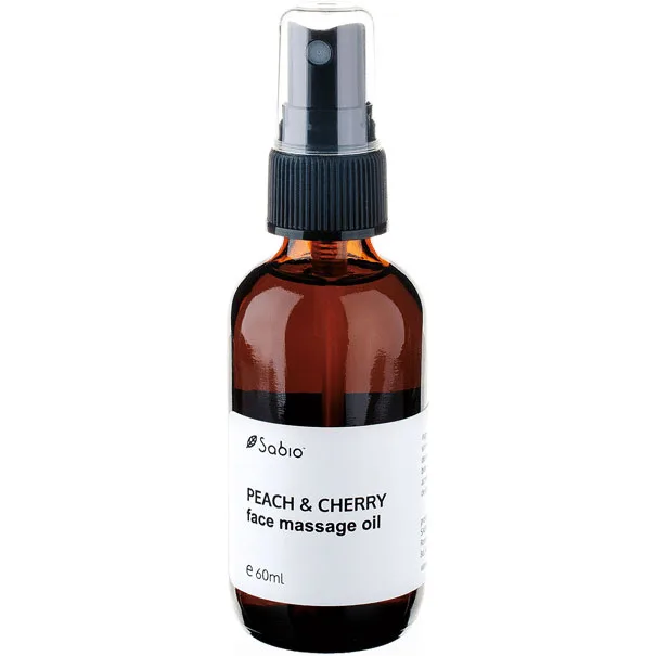Ulei de masaj facial cu piersici si cirese, 60ml, Sabio — preț și oferte