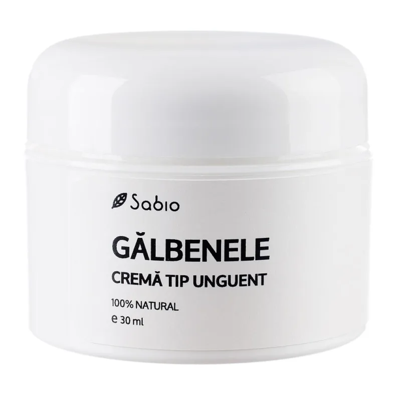 Crema tip unguent de galbenele, 30ml, Sabio — preț și oferte