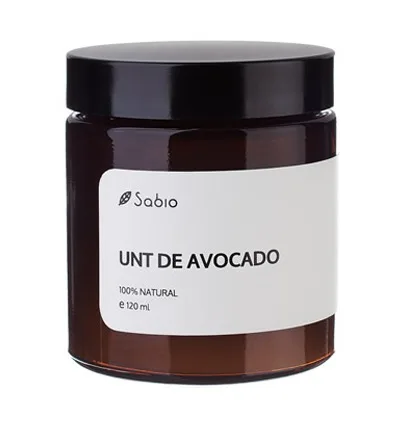 Unt de avocado, 120ml, Sabio — preț și oferte