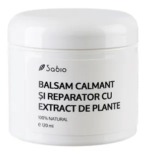 Balsam calmant si reparator cu extract din plante, 120ml, Sabio