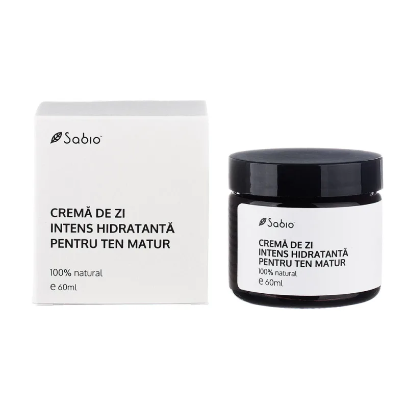 Crema de zi intens hidratanta pentru ten matur, 60ml, Sabio — preț și oferte