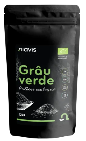 Iarba de grau Pulbere ecologica, 125g, Niavis