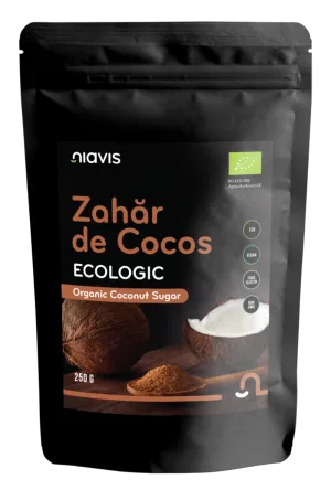 Zahar de cocos ecologic, 250g, Niavis