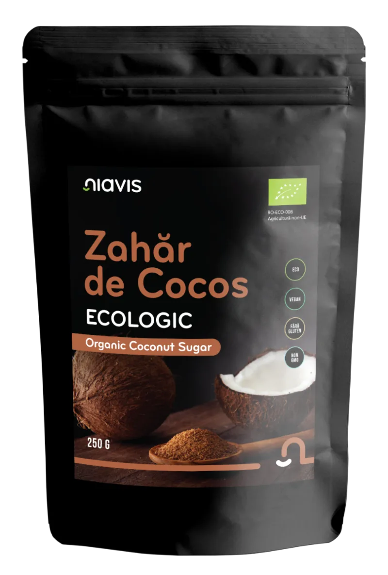 Zahar de cocos ecologic, 250g, Niavis — preț și oferte