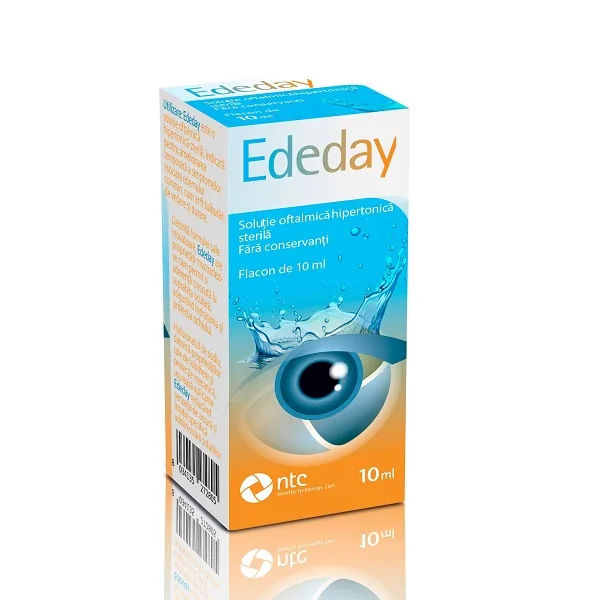 Solutie oftalmica Ededay, 10ml, NTC — preț și oferte