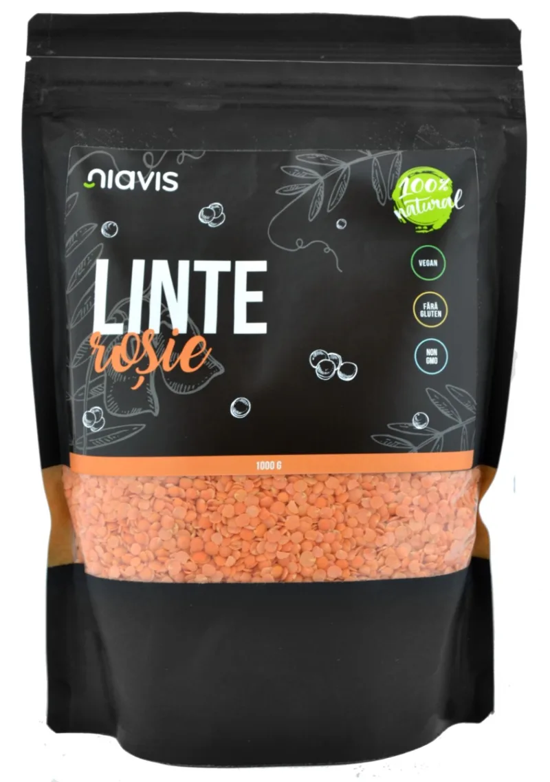 Linte rosie, 1000g, Niavis — preț și oferte