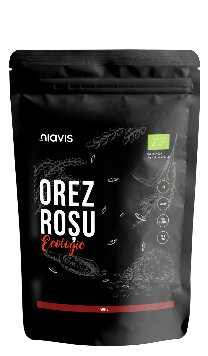 Orez rosu ecologic, 500g, Niavis — preț și oferte