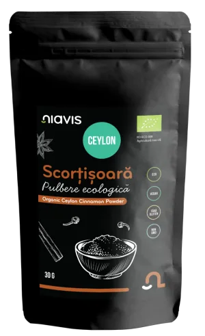 Scortisoara Ceylon Pulbere ecologica, 30g, Niavis