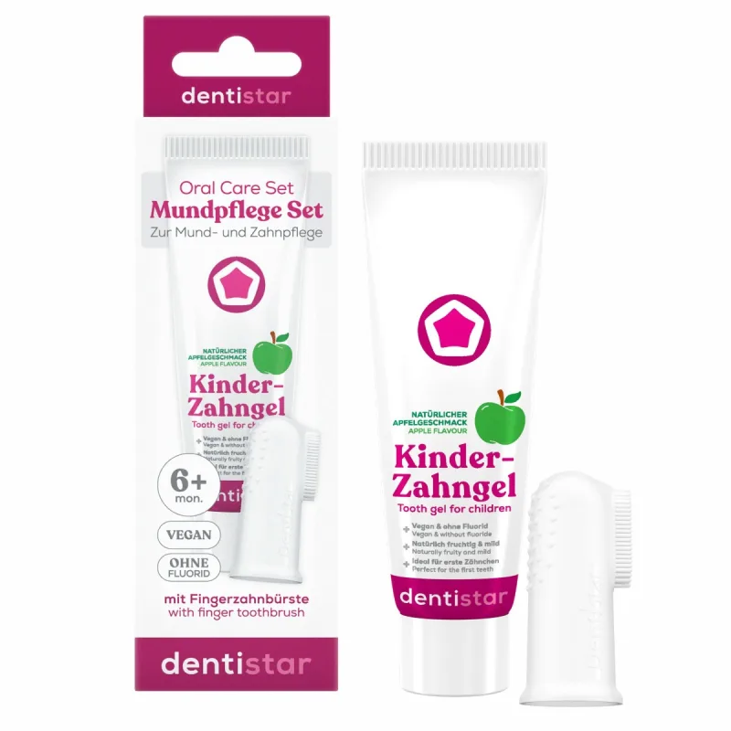 Set Pasta de dinti 40ml + Degetar moale din silicon Dentistar 6 luni+, Baby Nova — preț și oferte