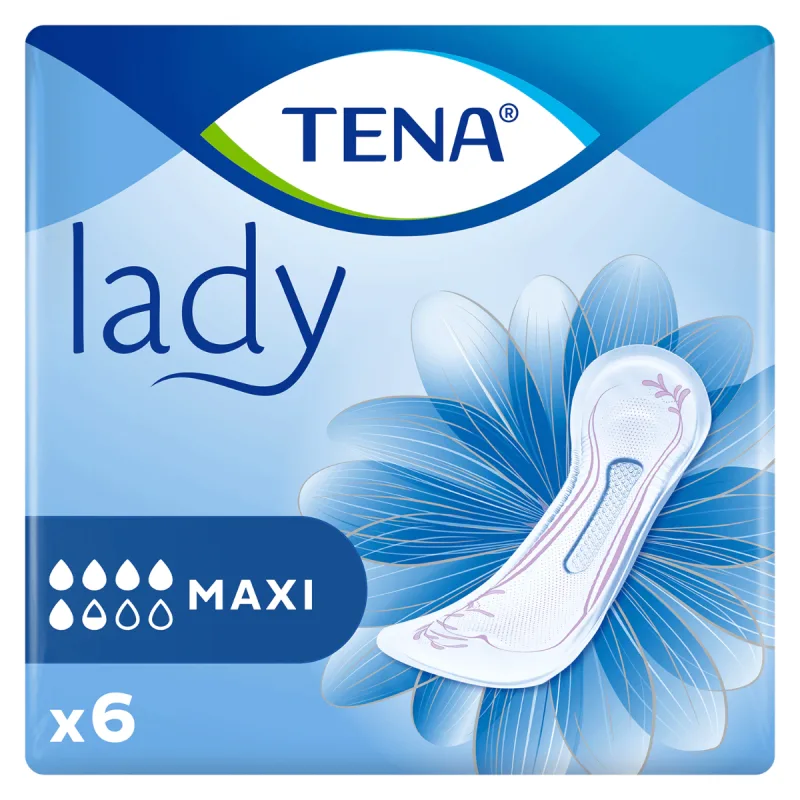 Absorbante pentru incontinenta urinara Lady Maxi, 6 bucati, Tena — preț și oferte