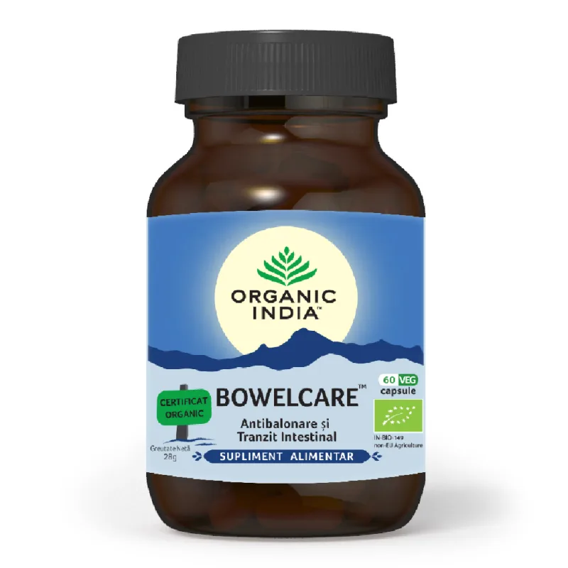 Bowelcare, 60 capsule, Organic India — preț și oferte