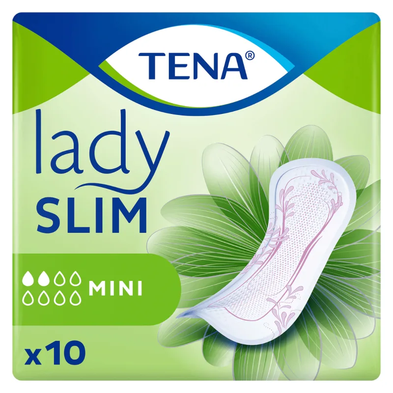 Absorbante pentru incontinenta urinara Lady Slim Mini, 10 bucati, Tena — preț și oferte