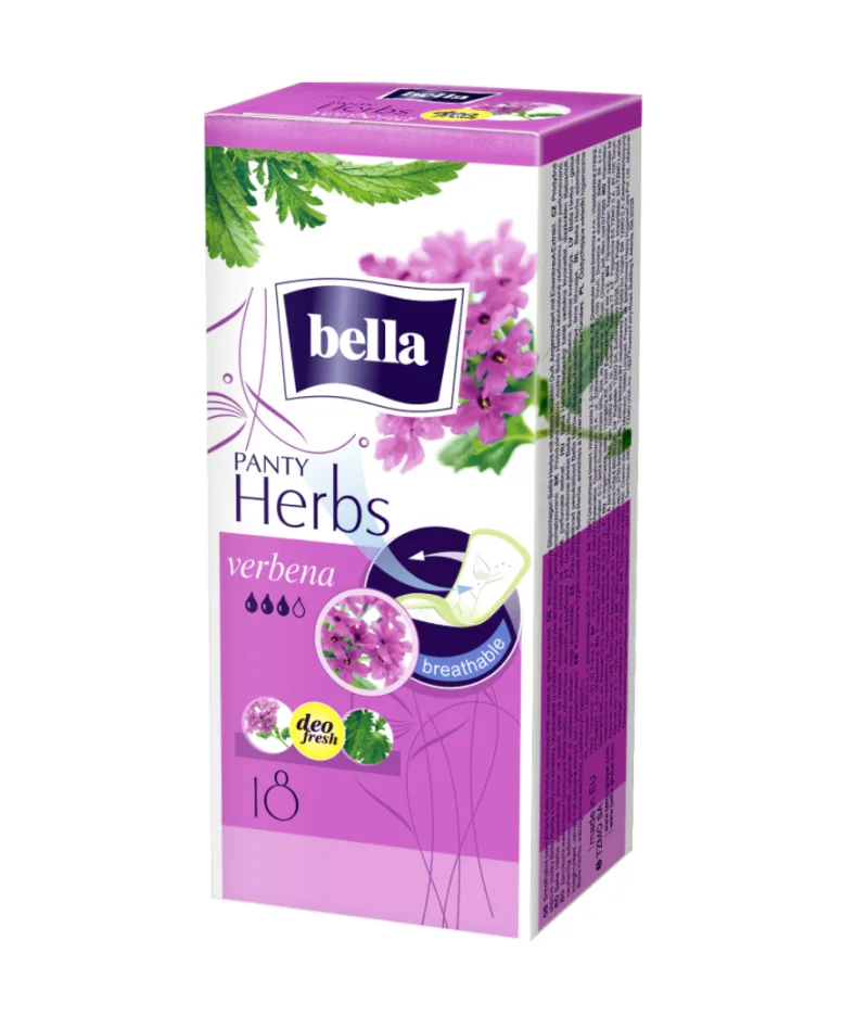 Absorbante Herbs Panty Verbina, 18 bucati, Bella — preț și oferte