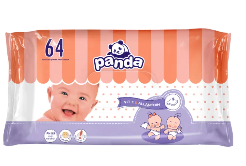 Servetele umede Panda, 64 bucati, Bella Baby — preț și oferte