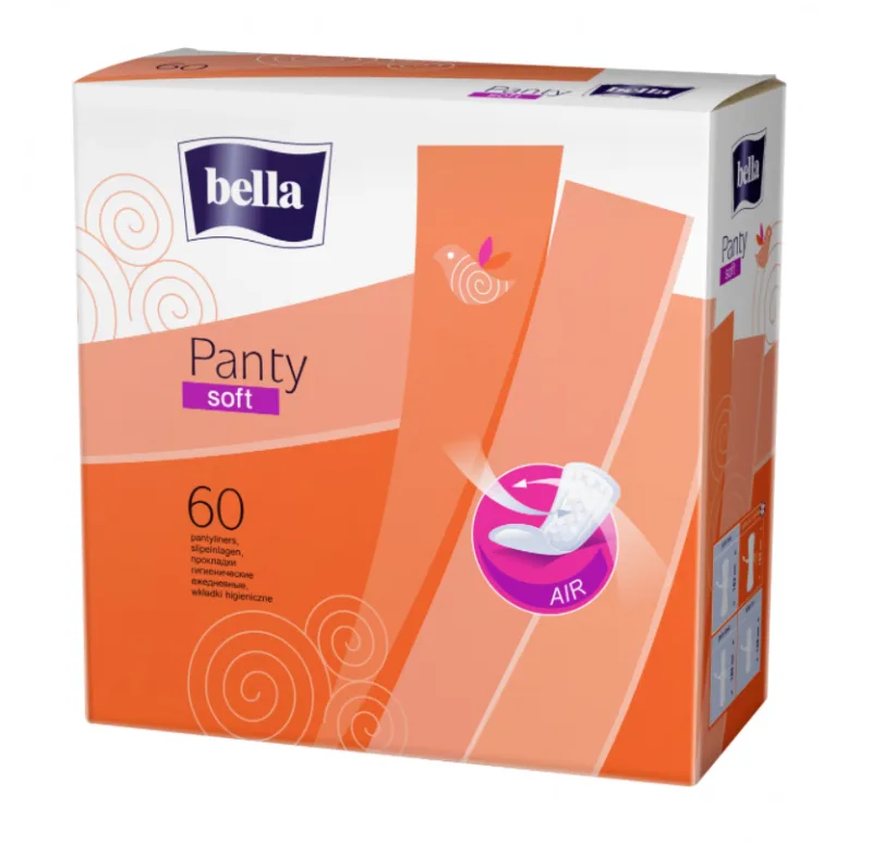 Absorbante zilnice Panty Soft, 60 bucati, Bella — preț și oferte